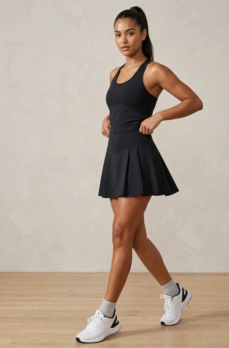 Falda deportiva color negra