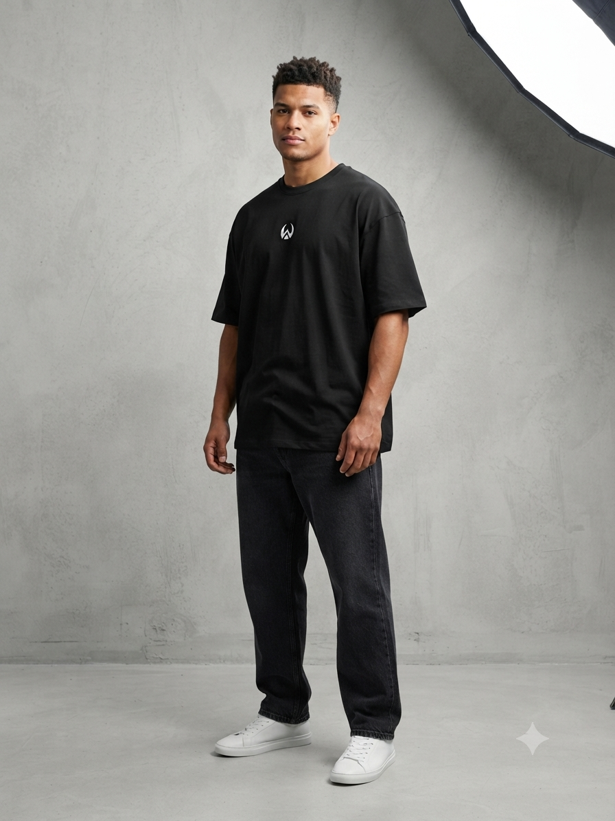 Camisa Oversize negra